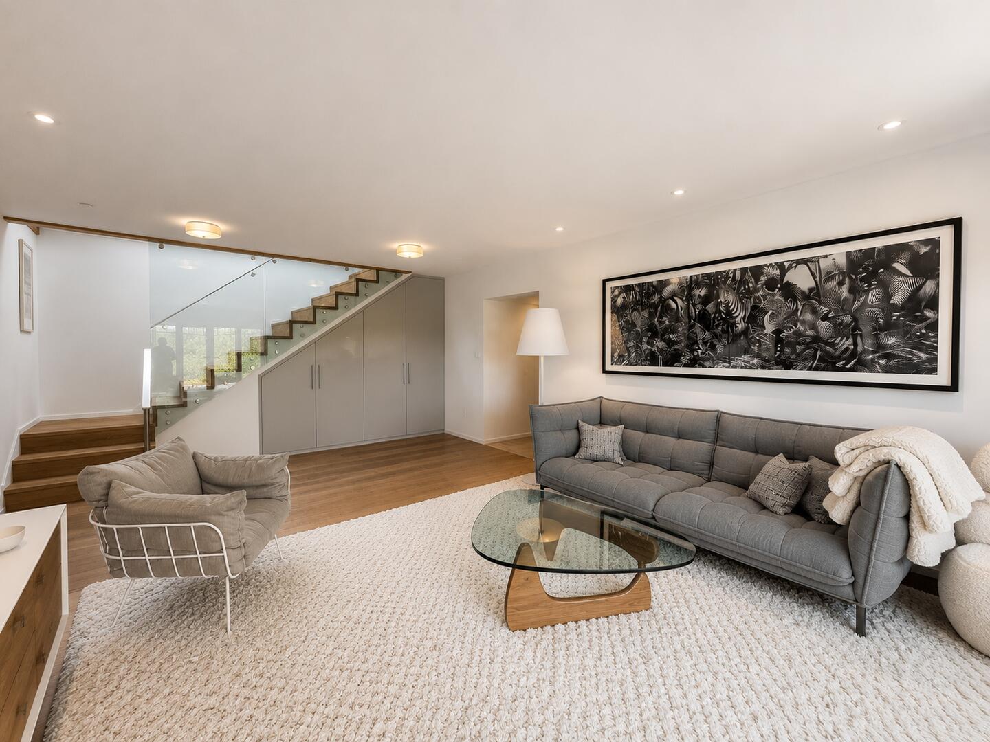 Living Area, Lower Level