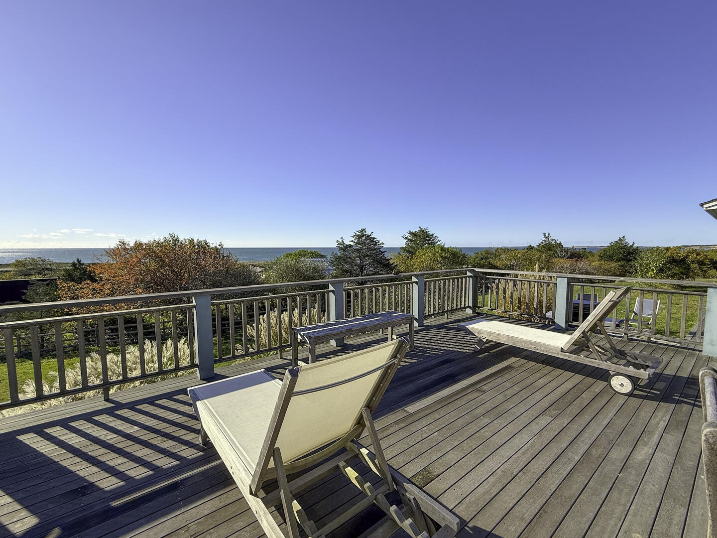 Deck with Water views