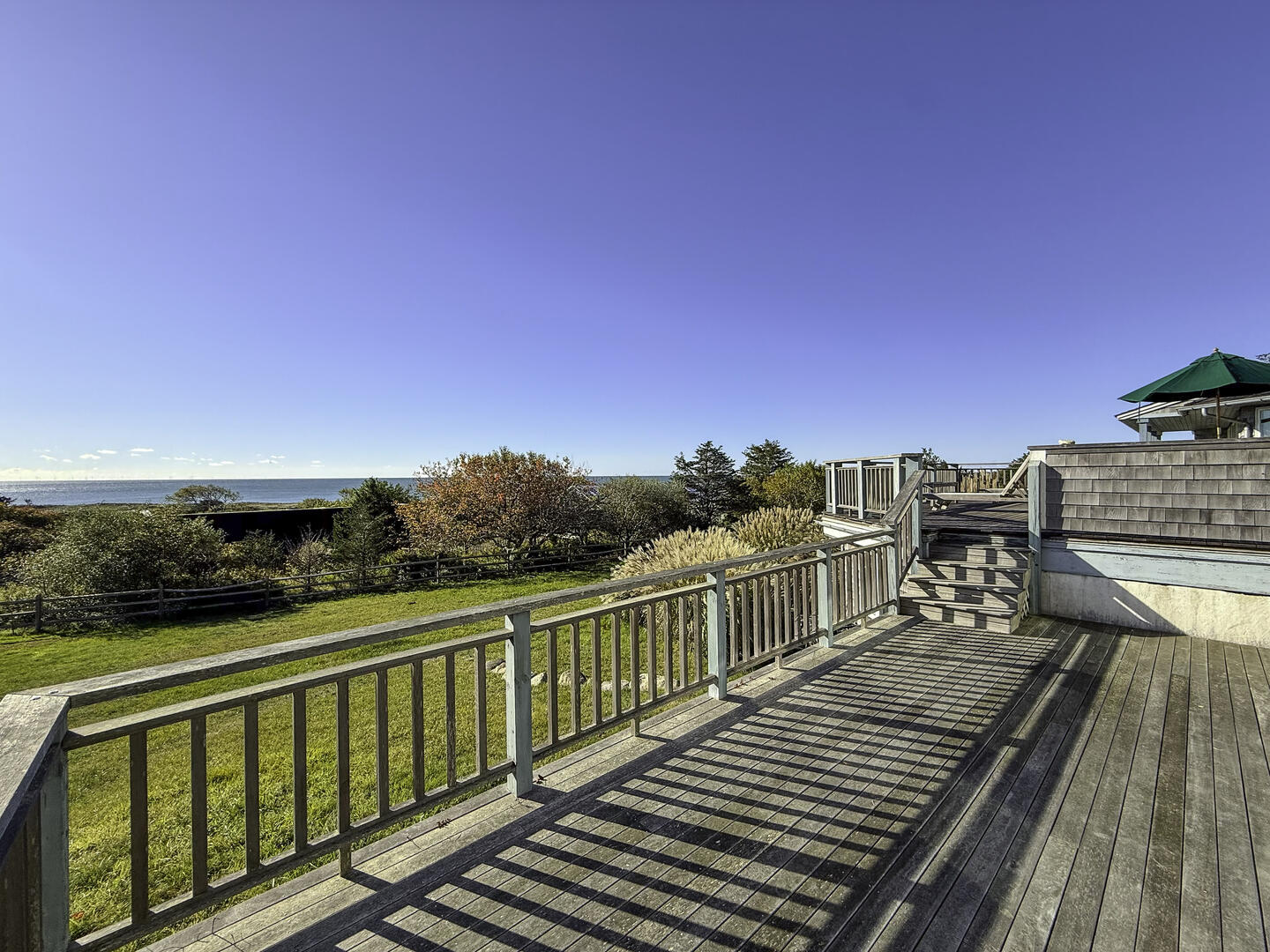 Deck with Water views