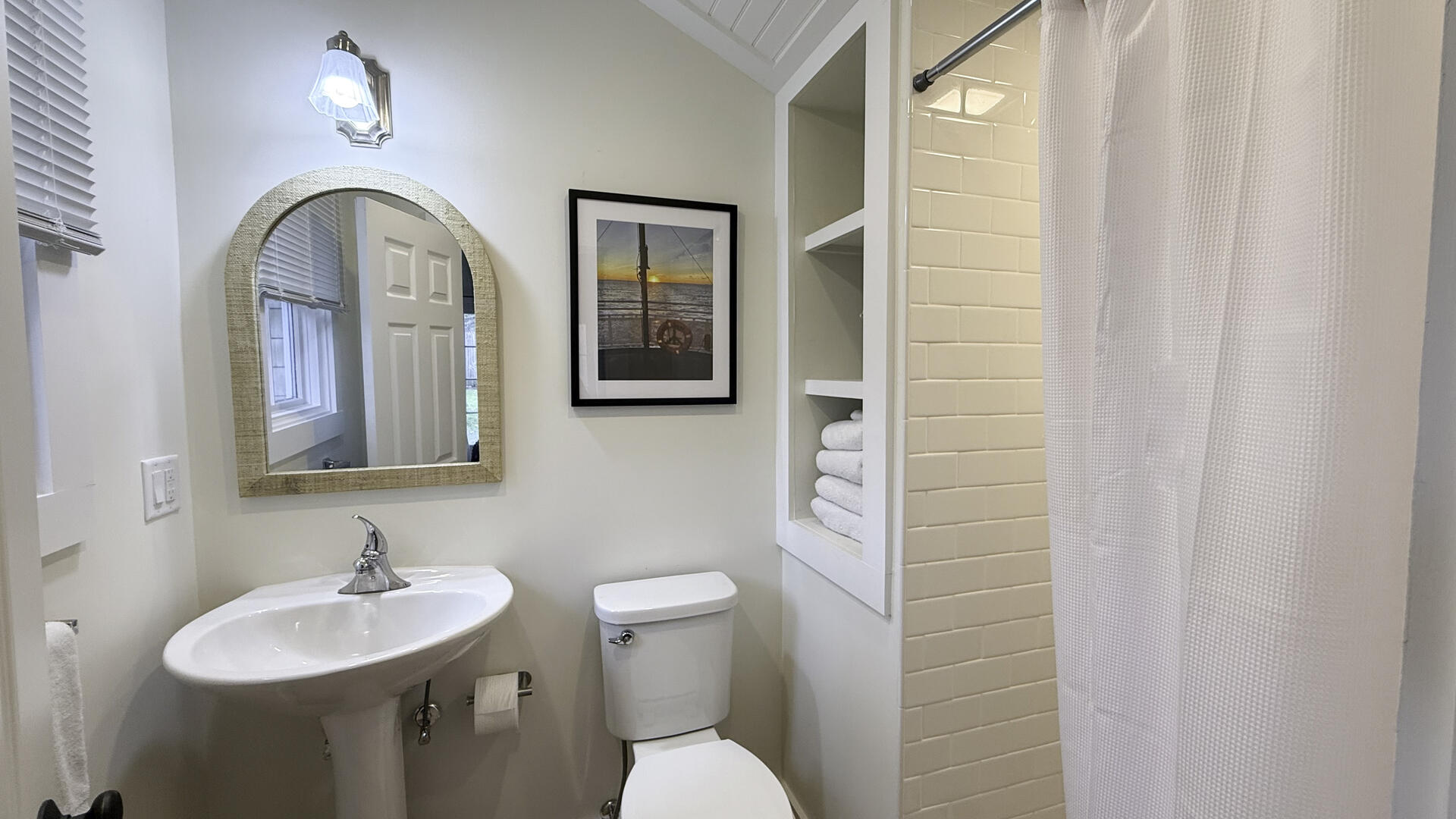 BR5 King En Suite with Shower Stall, Detached Bedroom