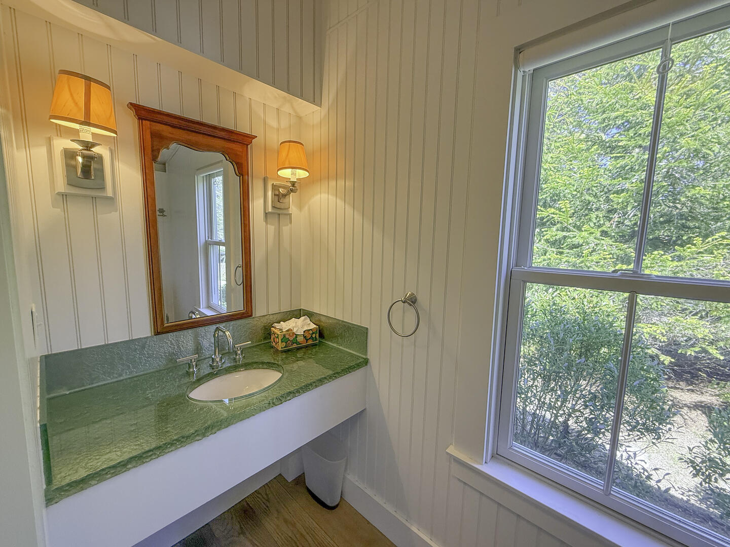 Hall Bath with Shower Stall, First Floor