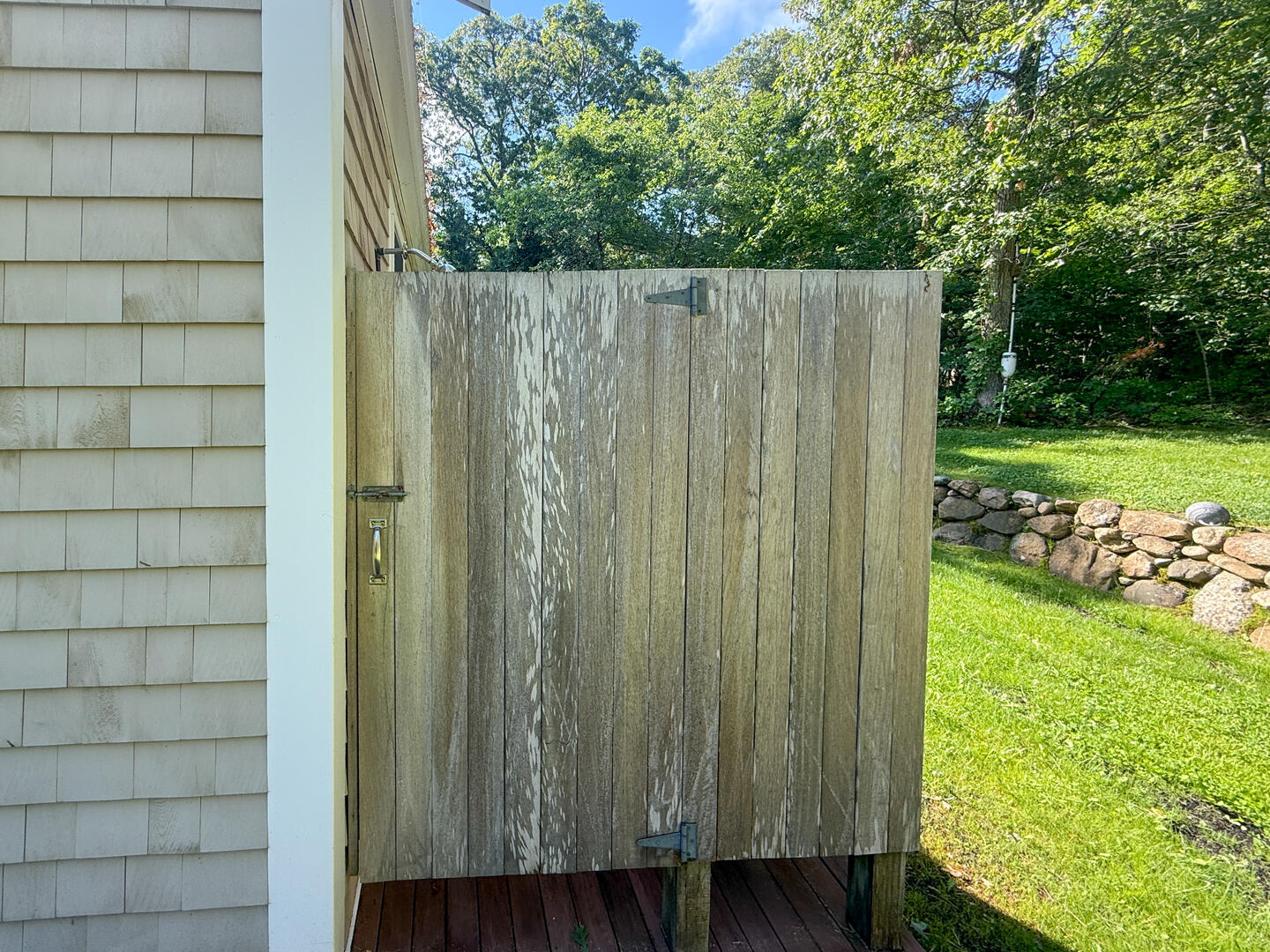 Enclosed Outdoor Shower