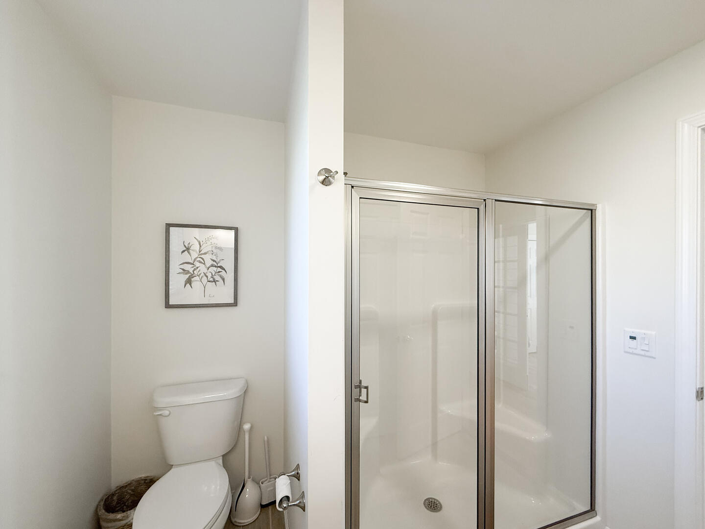 Hall Bath with Shower Stall, First Floor