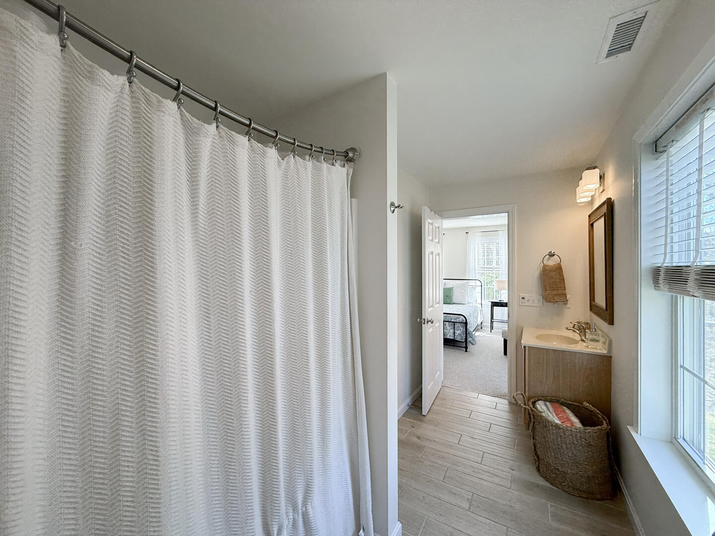 Adjoining Bath with Shower Stall, Second Floor
