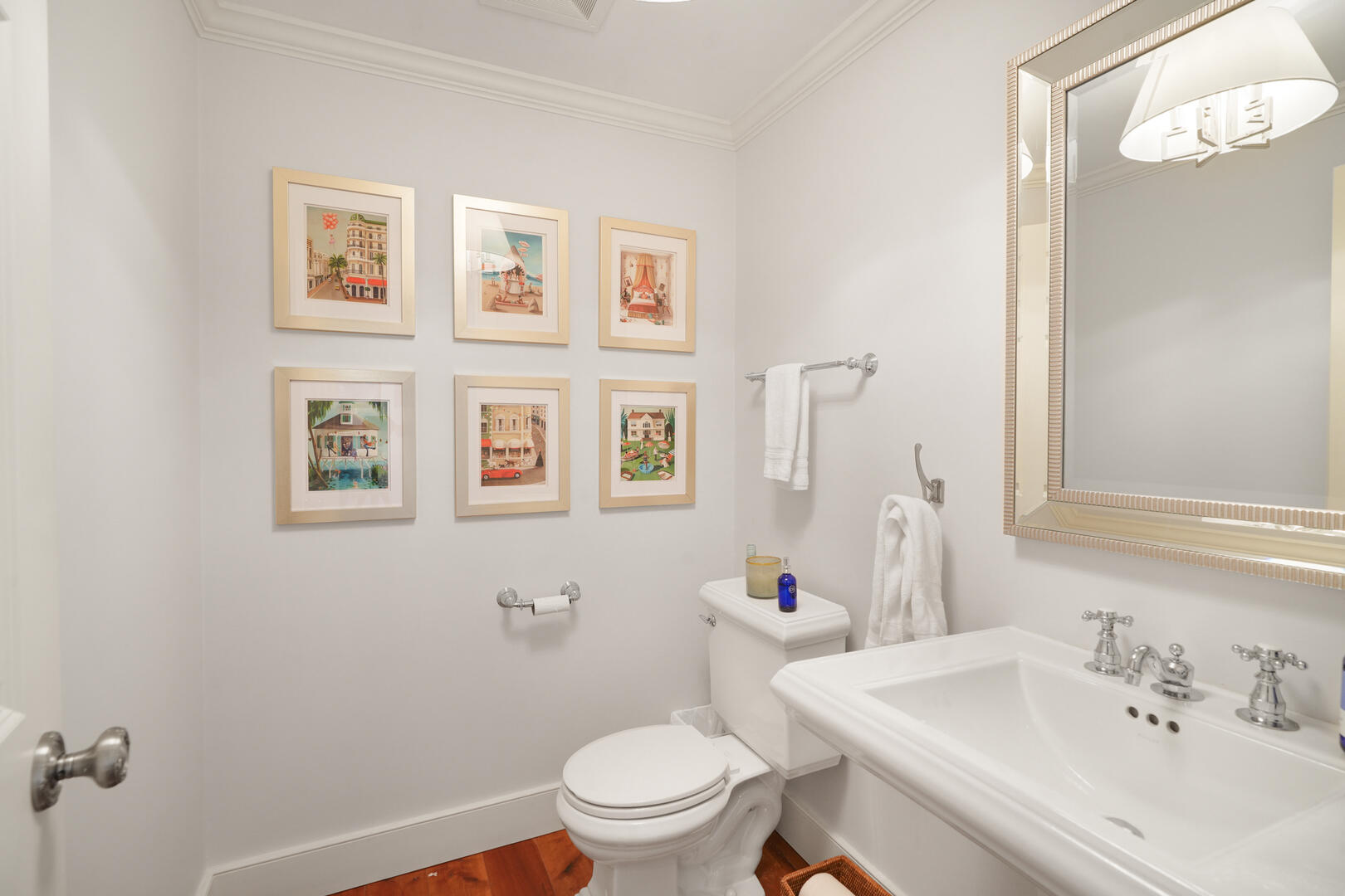 Powder Room, First Floor