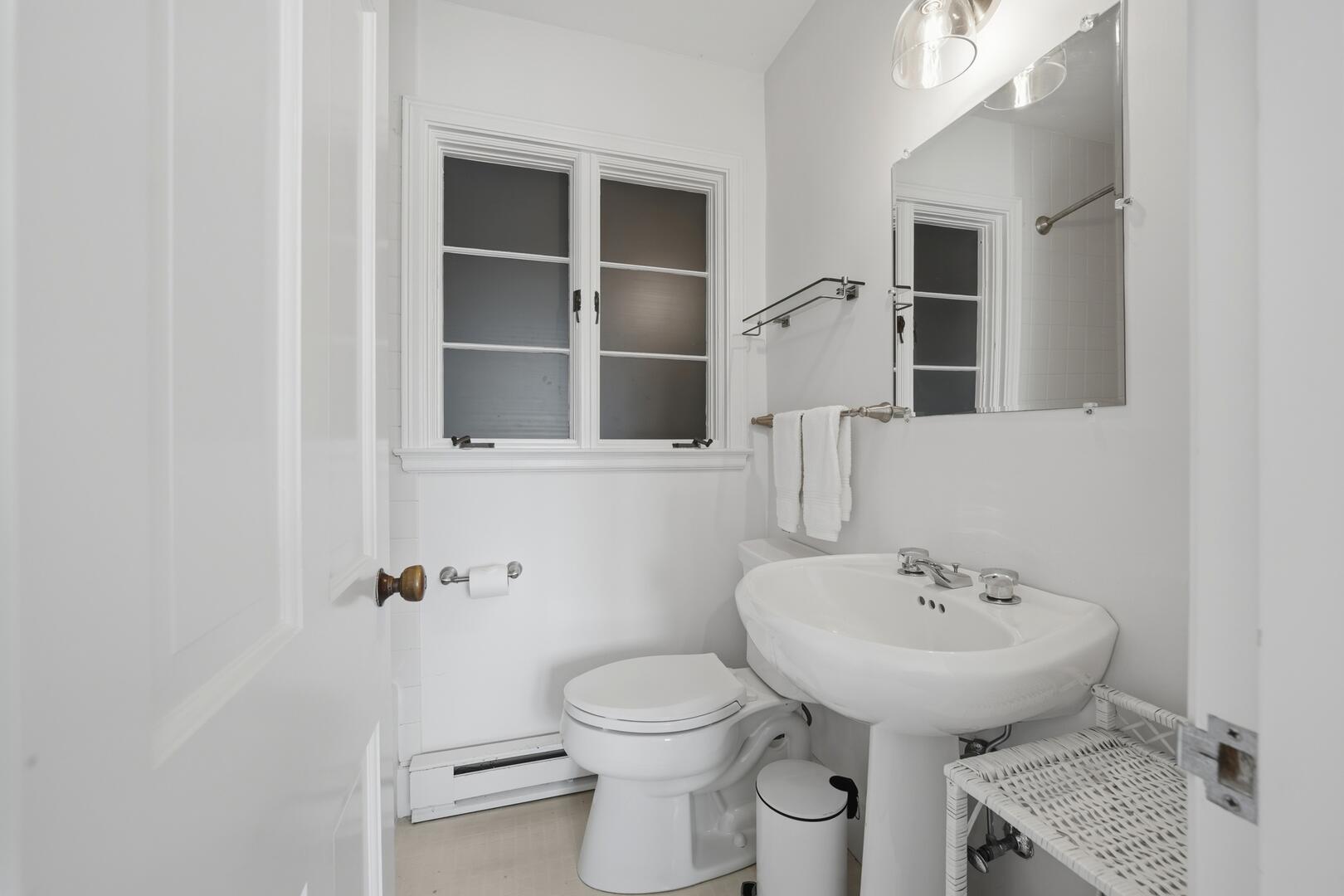 BR1 King (or two twins) En Suite with a Shower Stall, Main Level