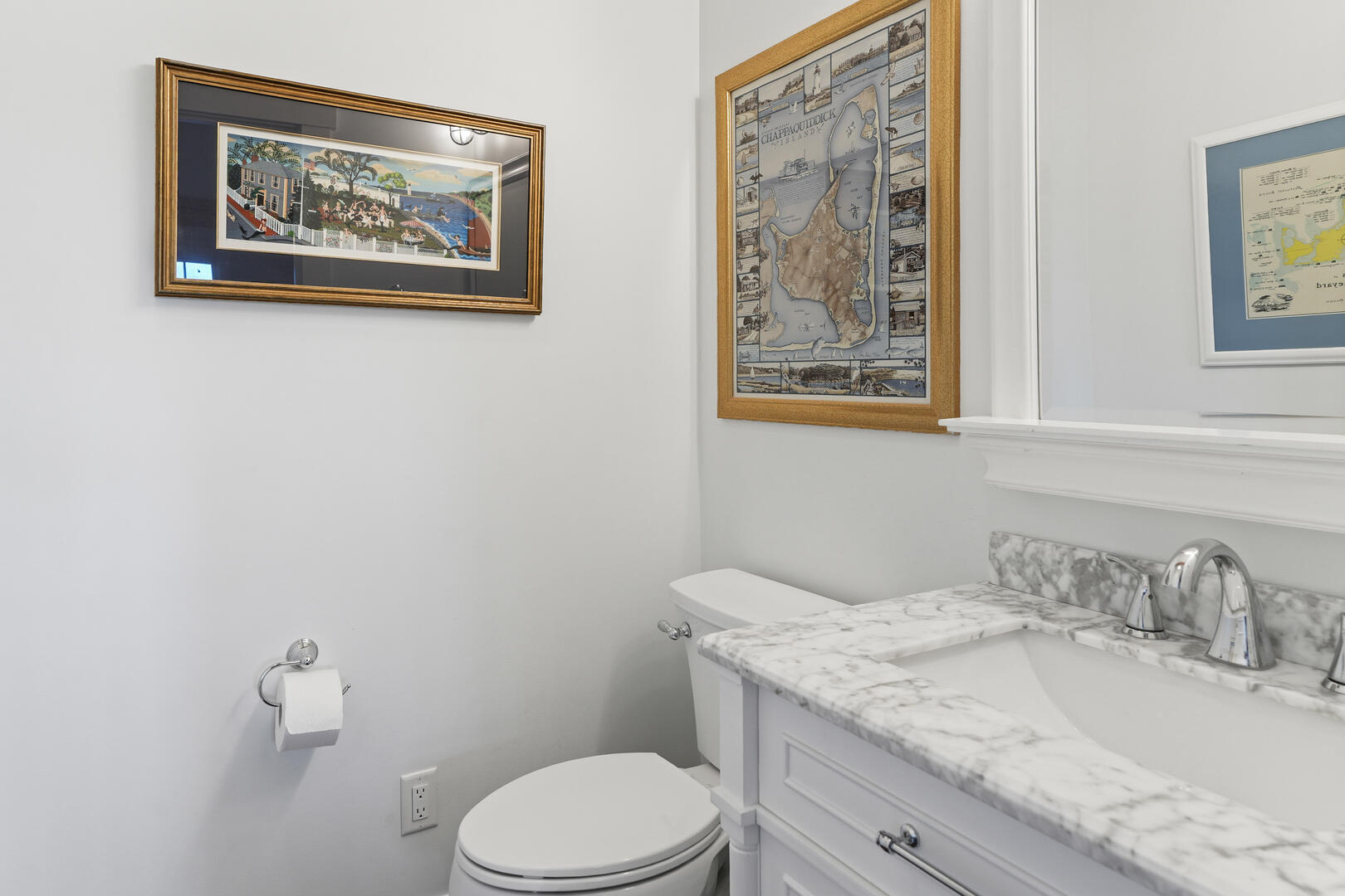 Powder Room, First Floor