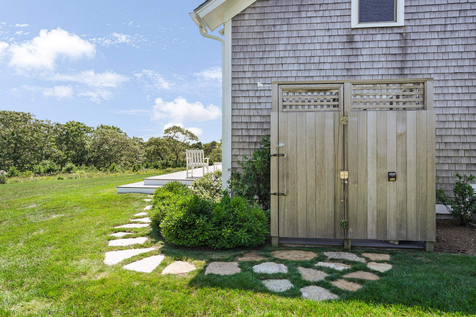 Enclosed Outdoor Shower