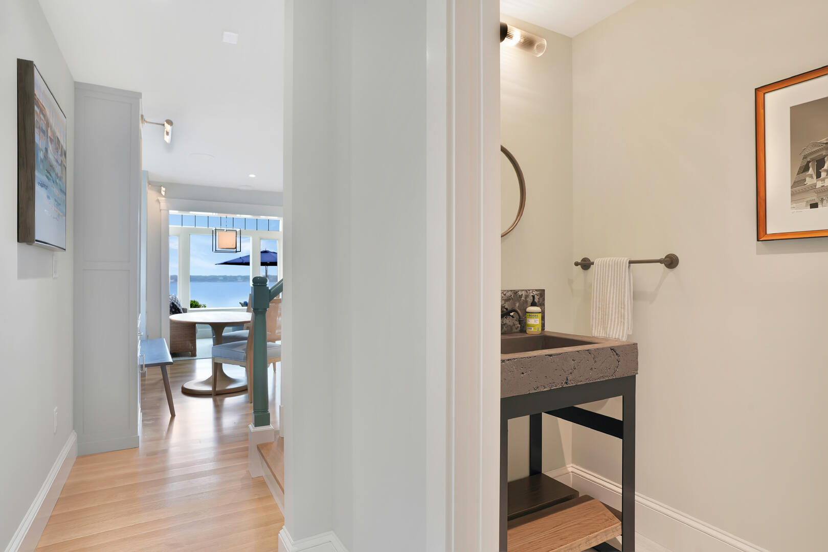 Powder Room, First Floor