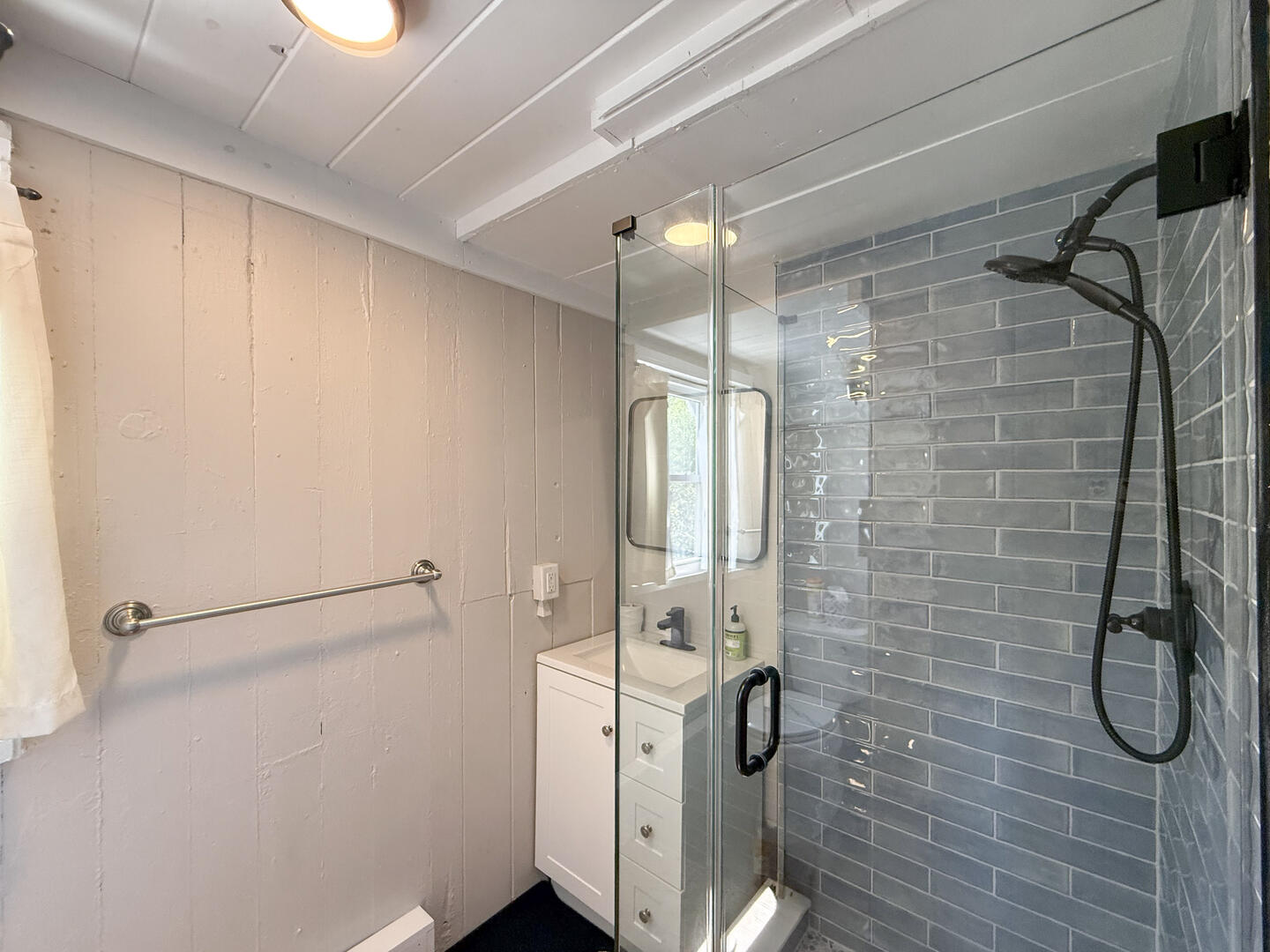 Hall Bath with a Shower Stall, Second Floor