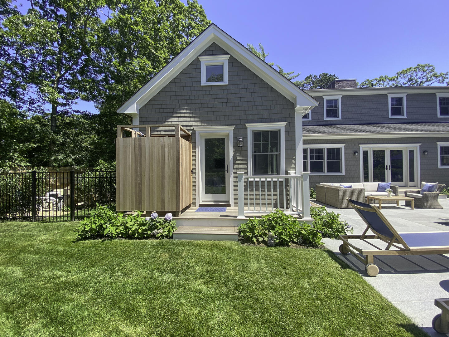 Enclosed Outdoor Shower