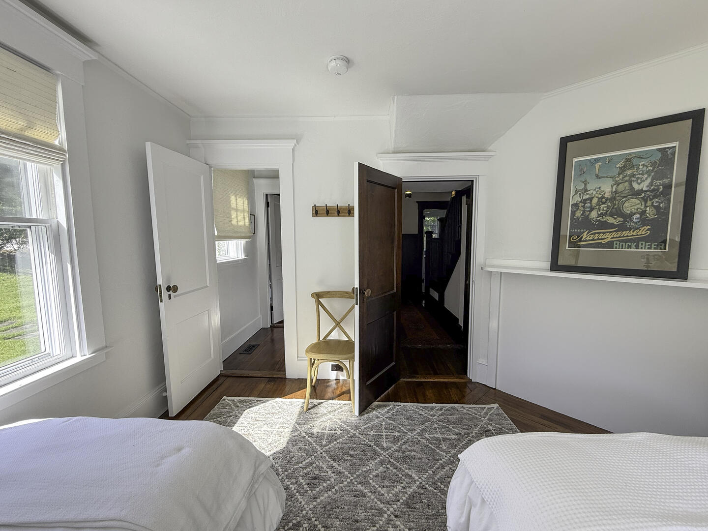 BR2 (2) Twin Beds with Adjoining Powder Room, First Floor