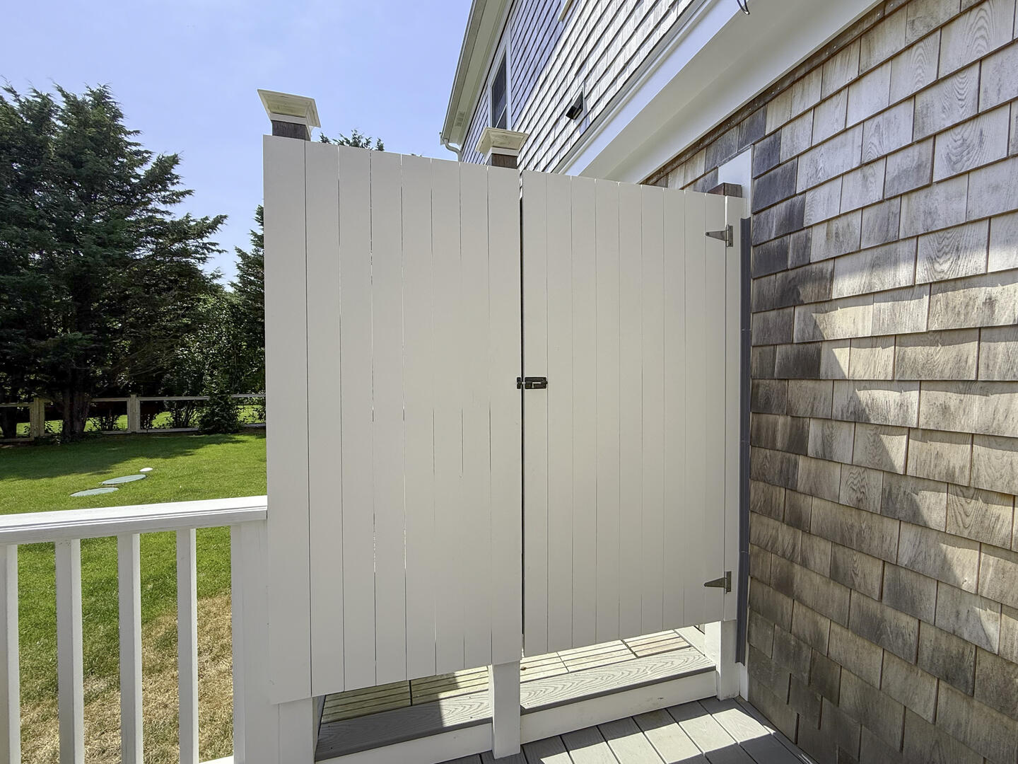 Enclosed Outdoor Shower