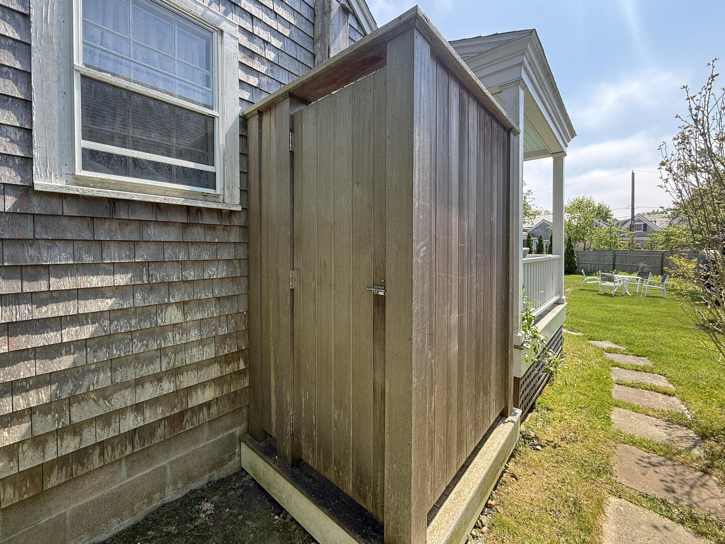 Enclosed Outdoor Shower