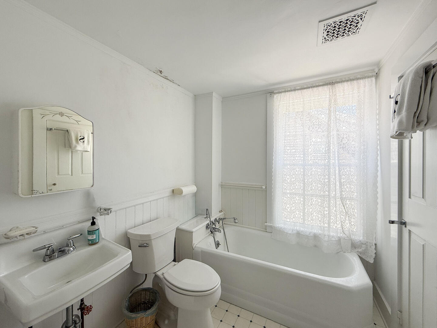 Hall Bath with a Tub and Hand Held Shower, Second Floor