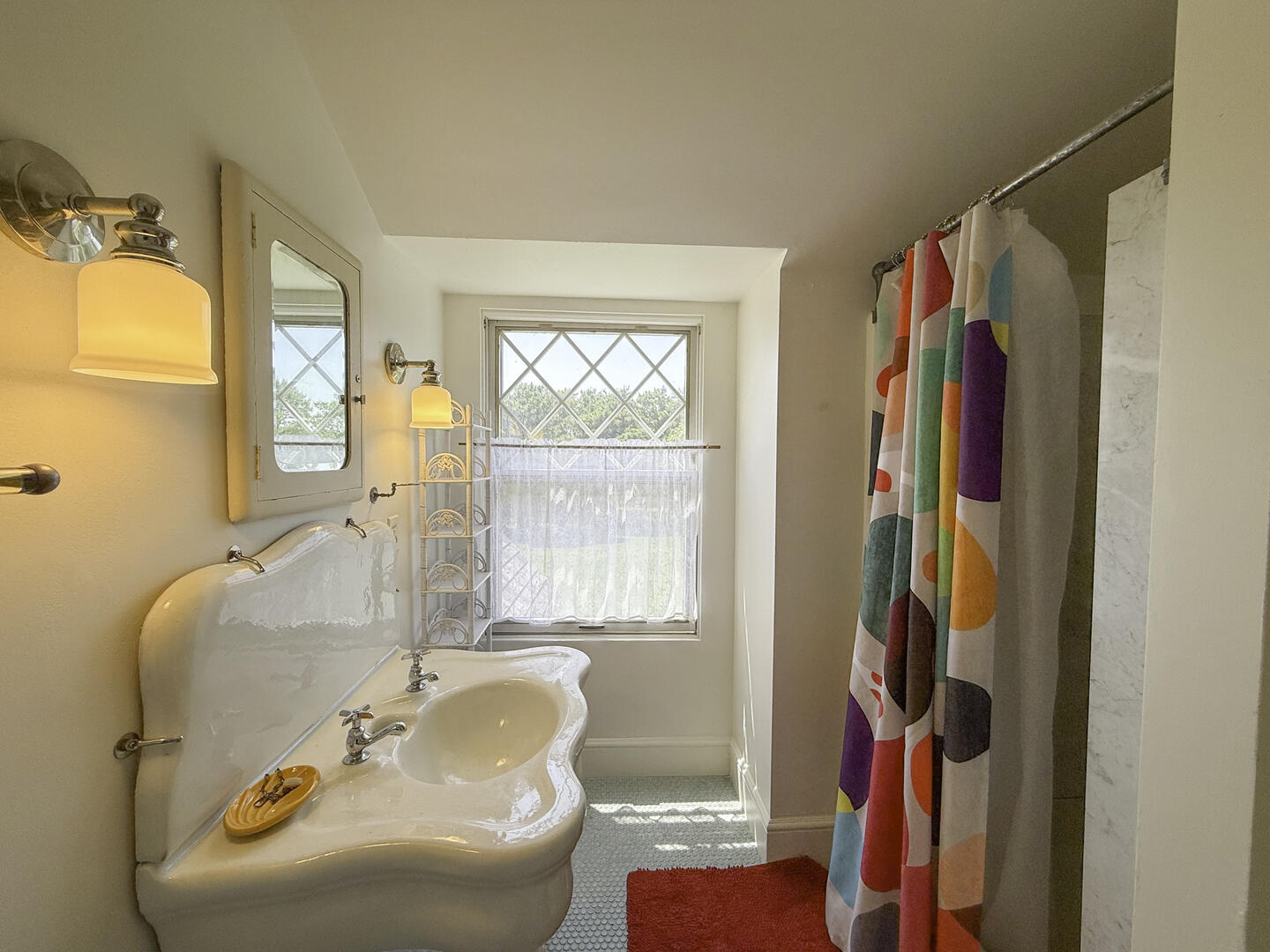 Hall Bath with Shower Stall, Second Floor