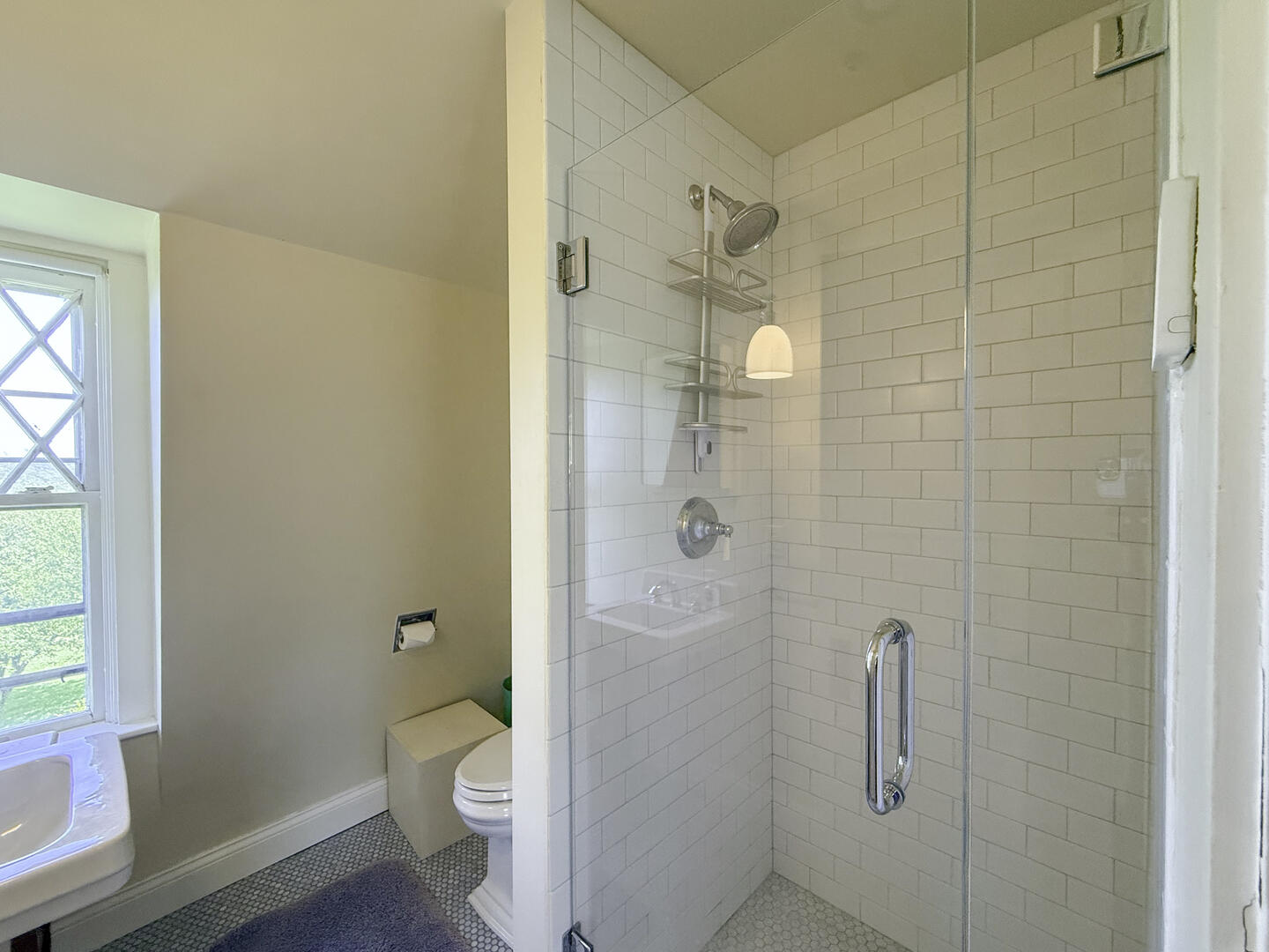 Hall Bath with Shower Stall, Second Floor