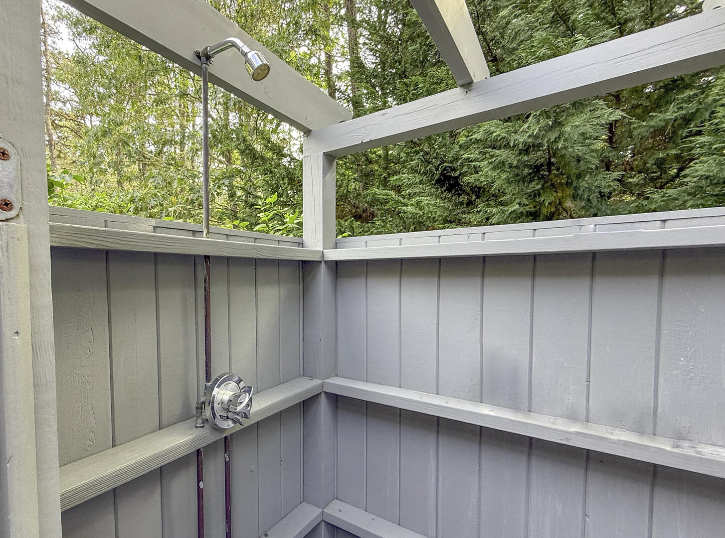 Enclosed Outdoor Shower
