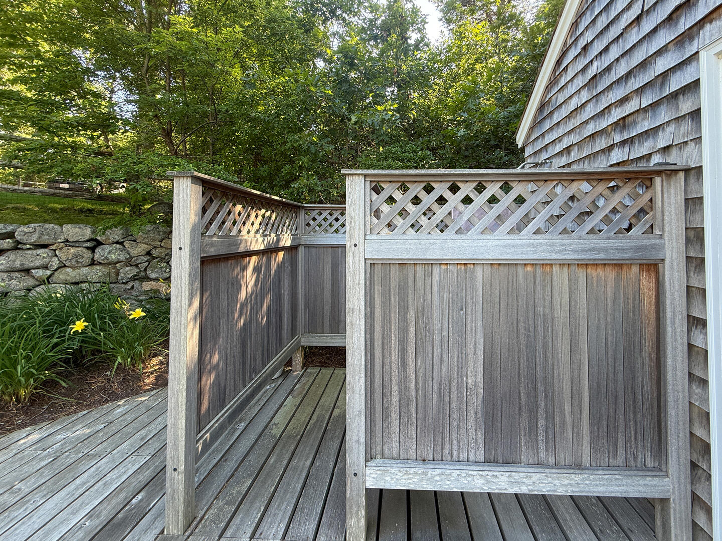 Enclosed Outdoor Shower
