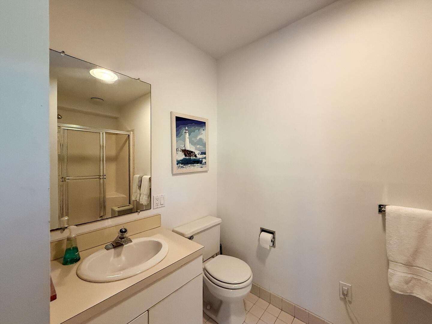 BR6 Queen En Suite with a Shower Stall, Guest House Lower Level