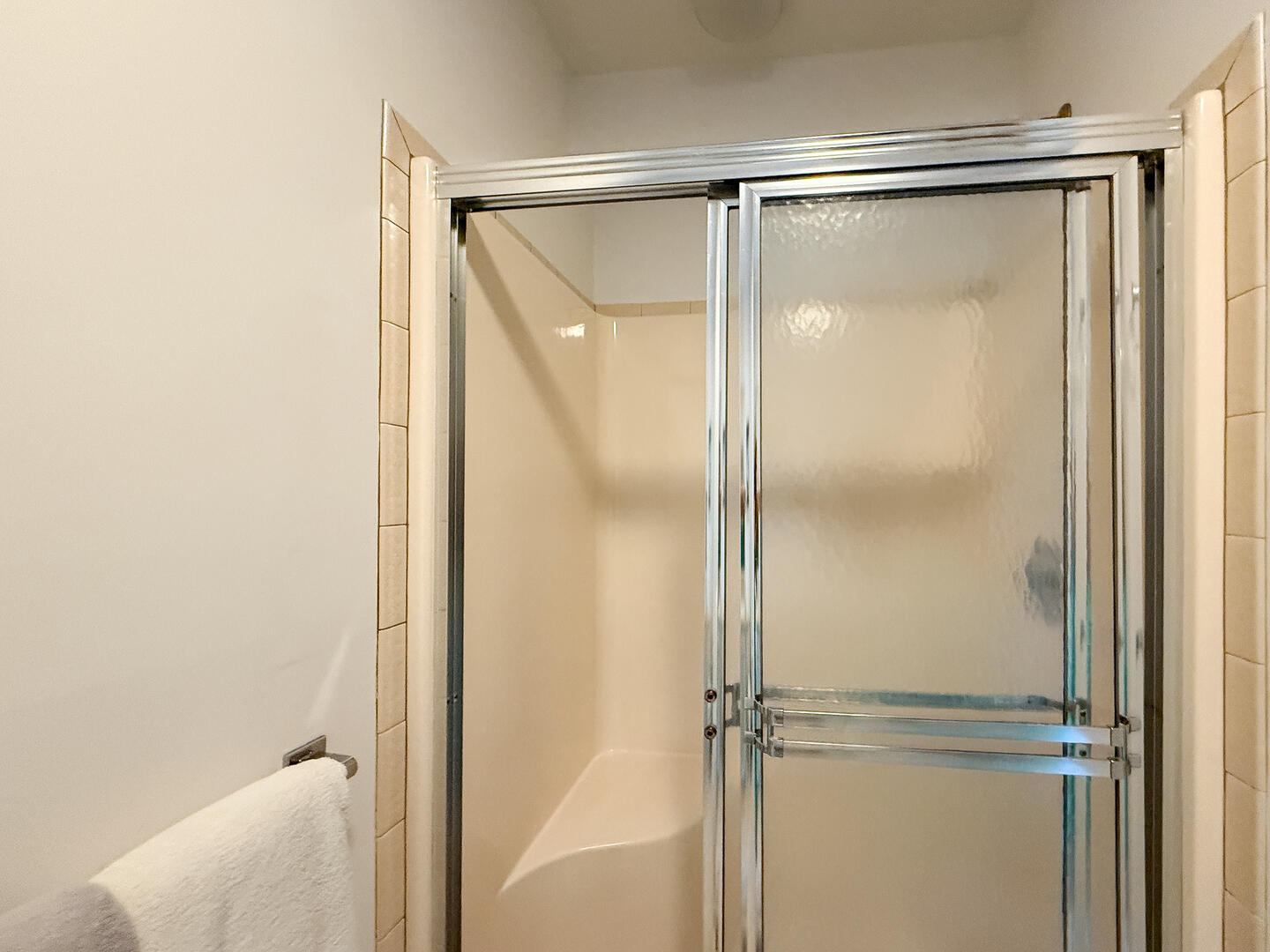 BR6 Queen En Suite with a Shower Stall, Guest House Lower Level