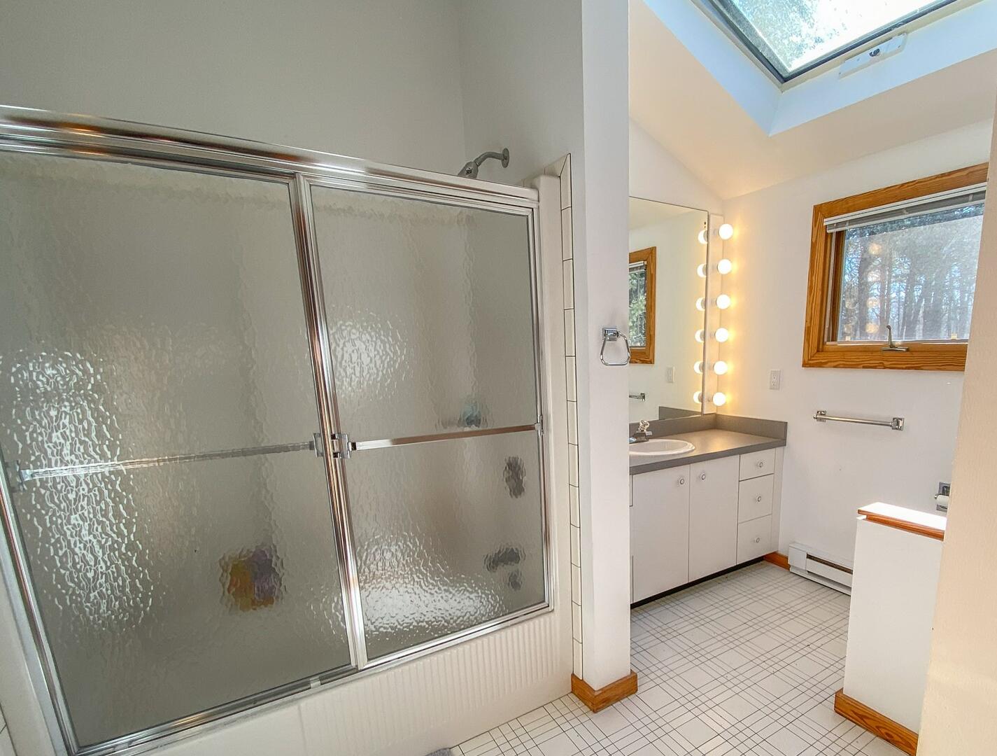 Hall Bath with a Shower Tub Combo, Guest House Second Floor