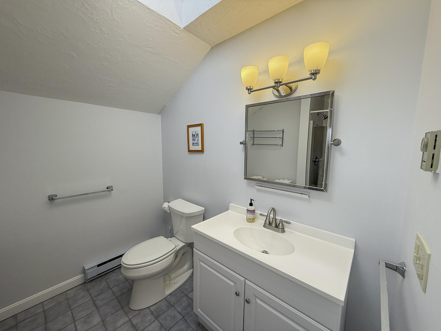 Hall Bath with Shower Stall, Second Floor