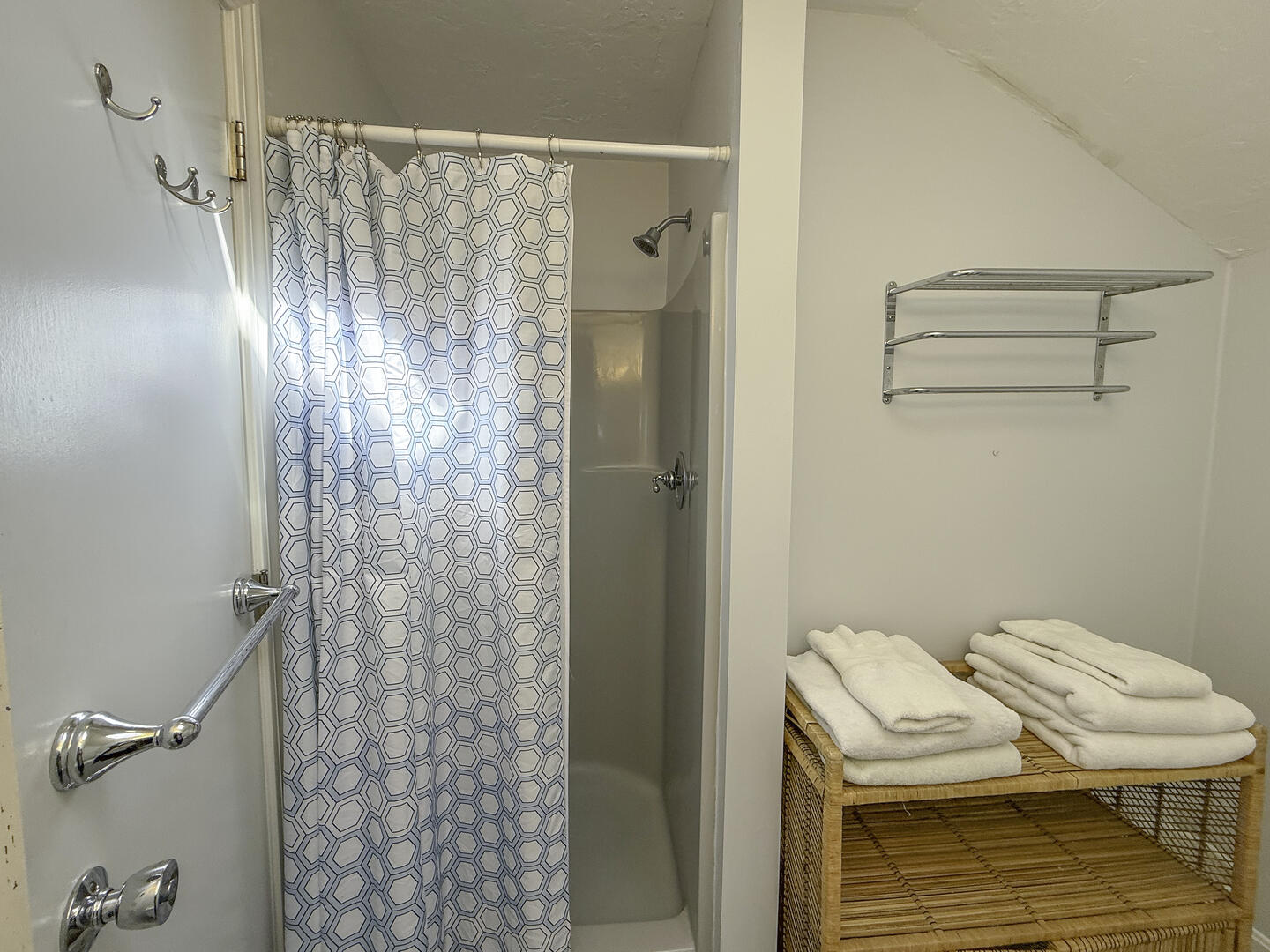 Hall Bath with Shower Stall, Second Floor