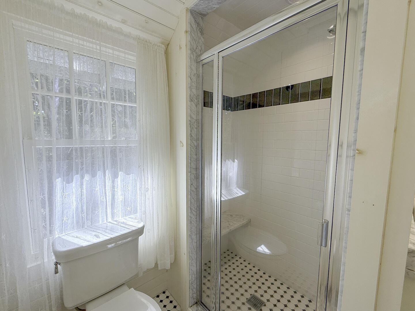 Hall Bath with Shower Stall, Second Floor