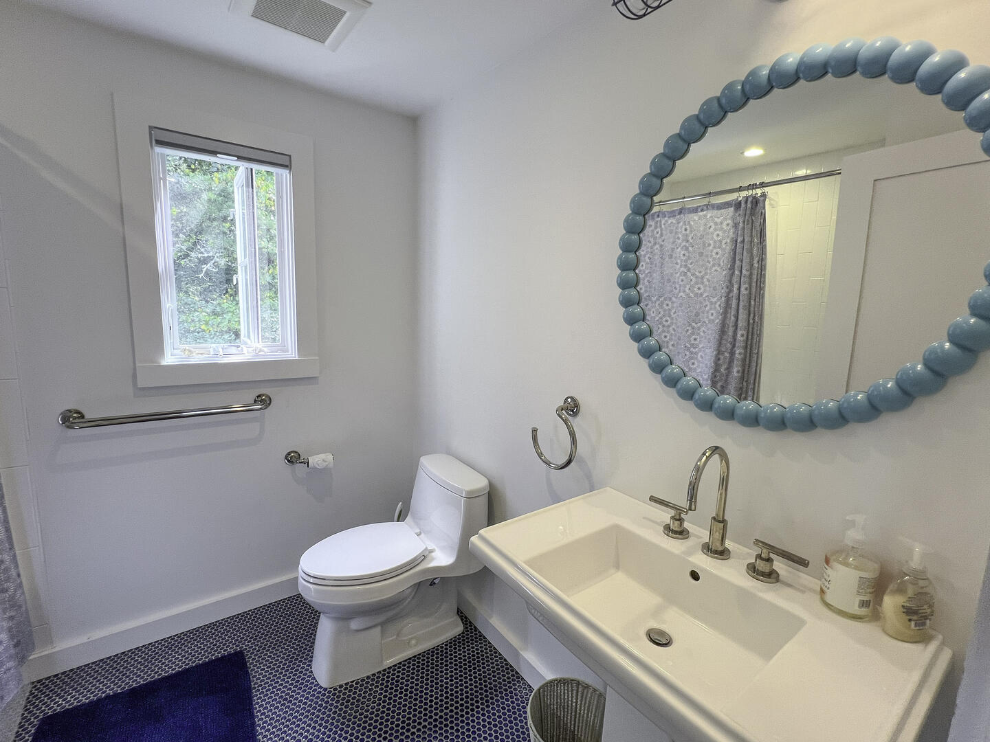 Hall Bath with Tub Shower Combo, First Floor