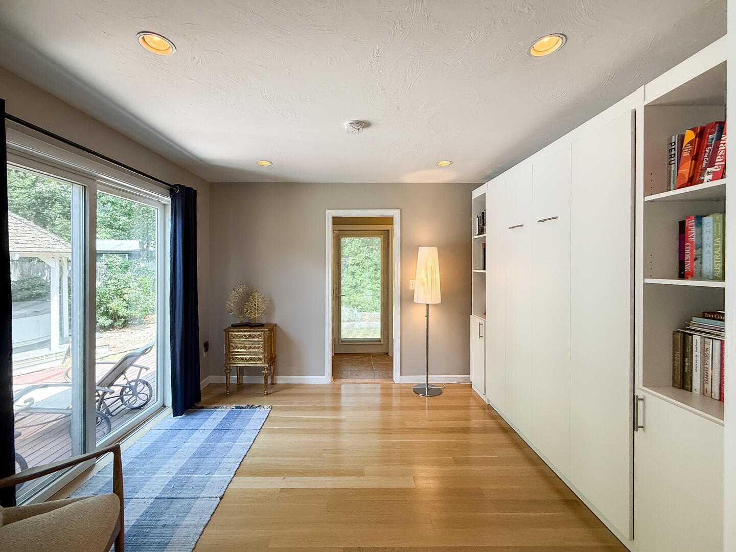 BR3 Queen Murphy Bed with a Half Bath Walkout to Enclosed Outdoor Shower, First Floor