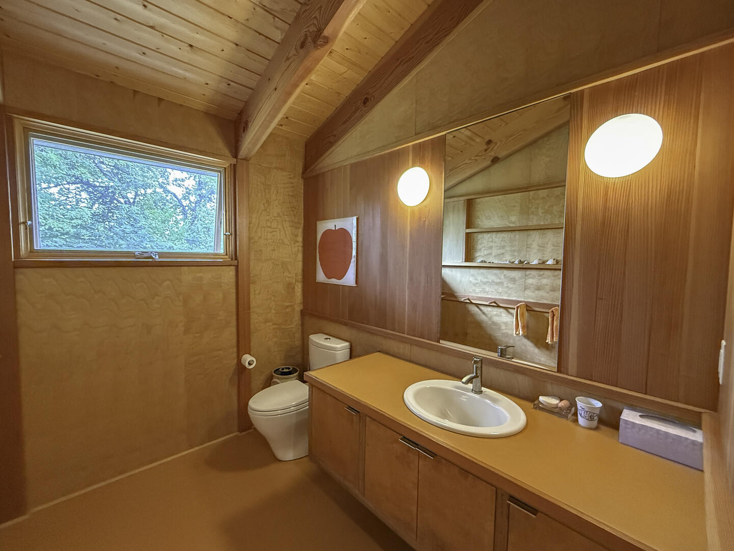 Hall Bath with Shower Stall, First Floor