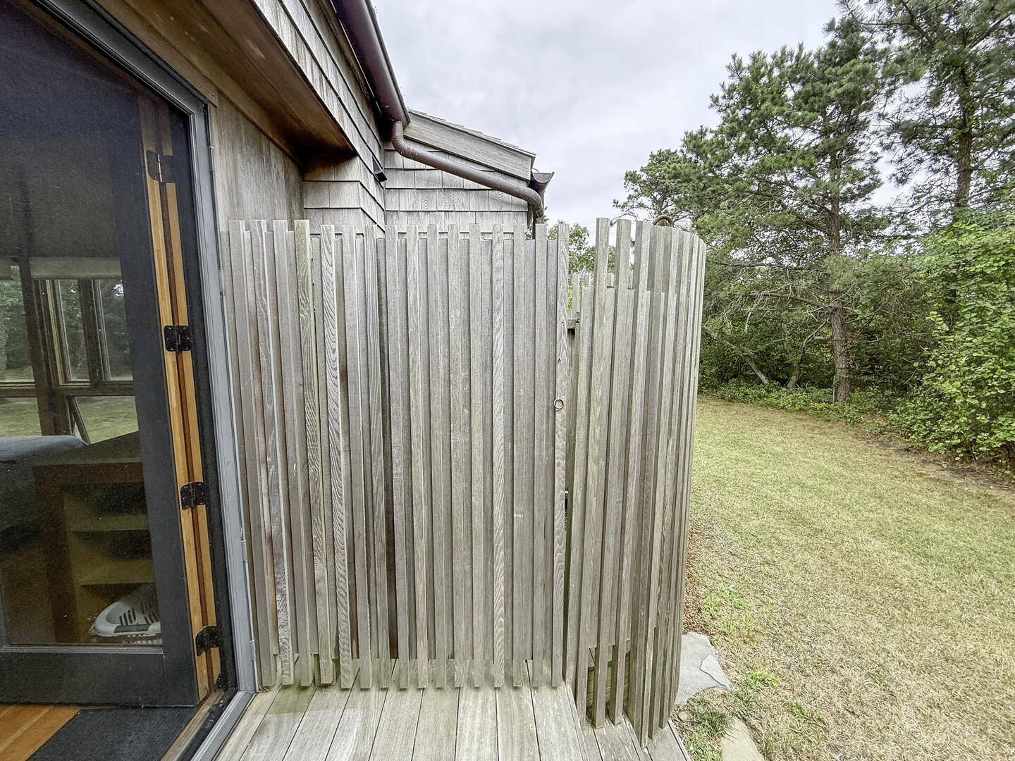Shared Enclosed Outdoor Shower