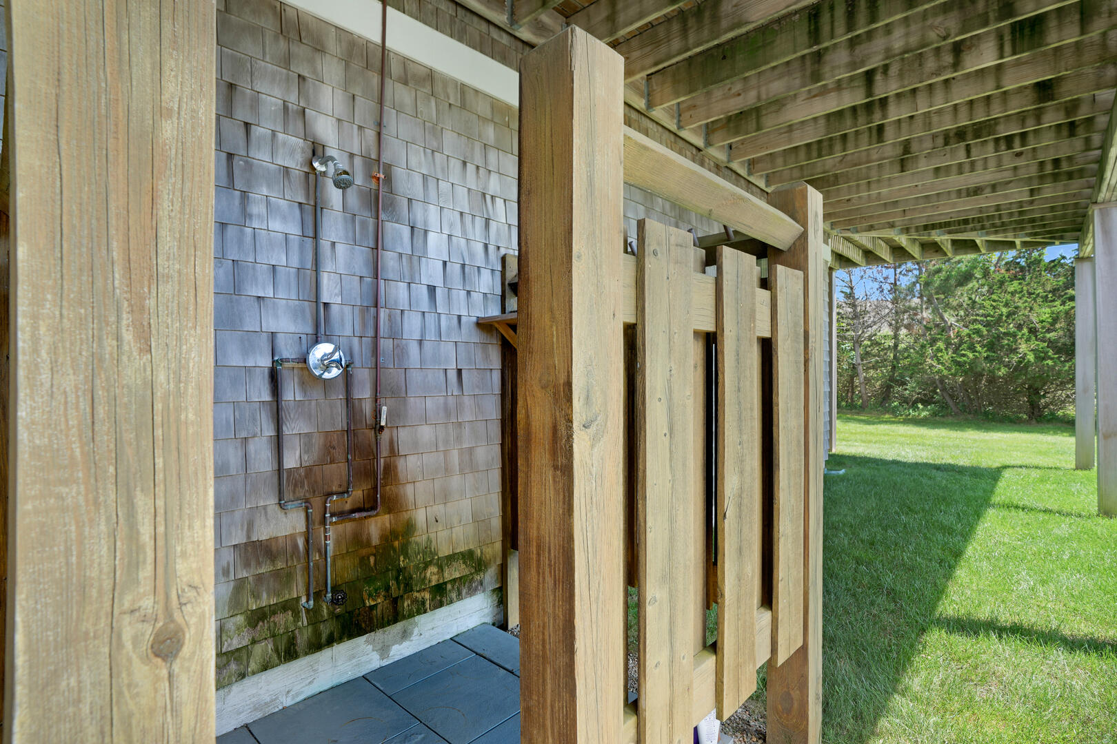 Enclosed Outdoor Shower