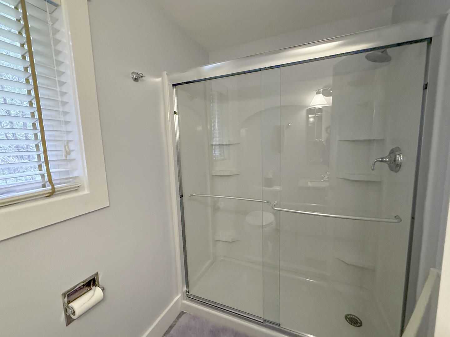 Hall Bath with Shower Stall, First Floor
