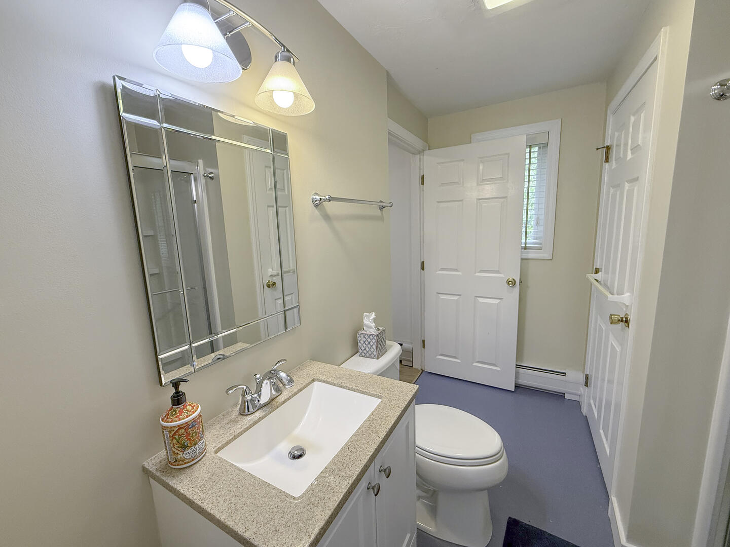Adjoining/Hall Bath with Shower Stall, Second Floor
