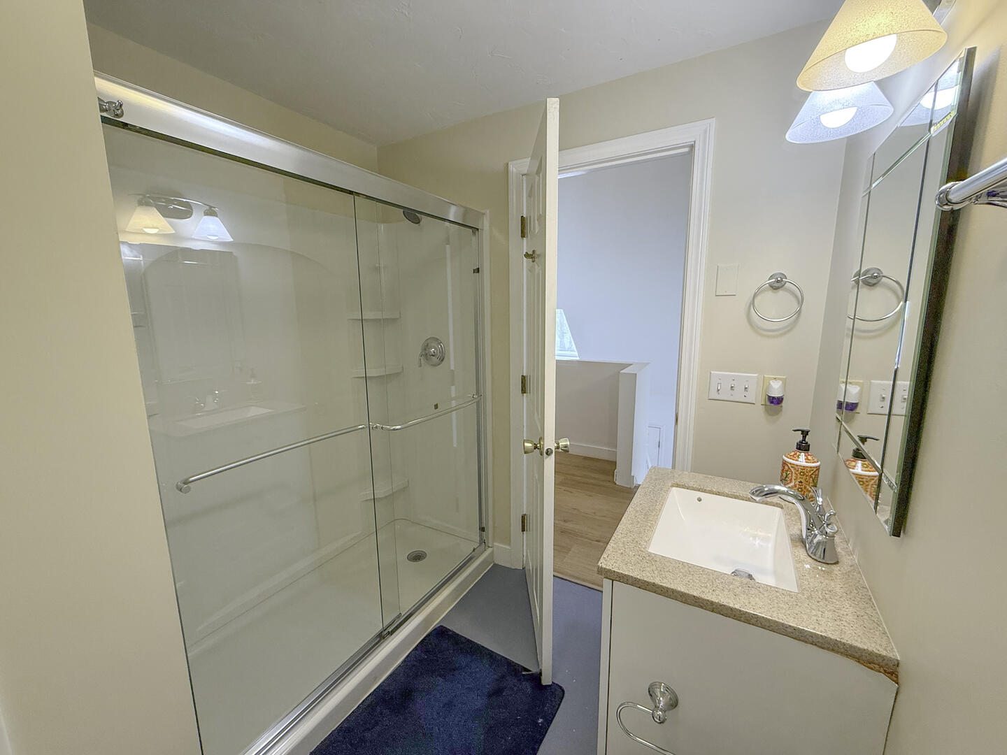 Adjoining/Hall Bath with Shower Stall, Second Floor