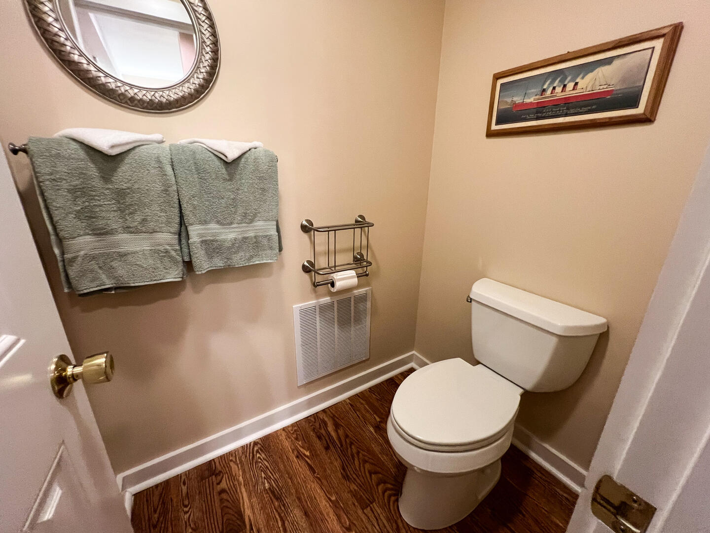 Hall Bath with a Shower Stall, Lower Level