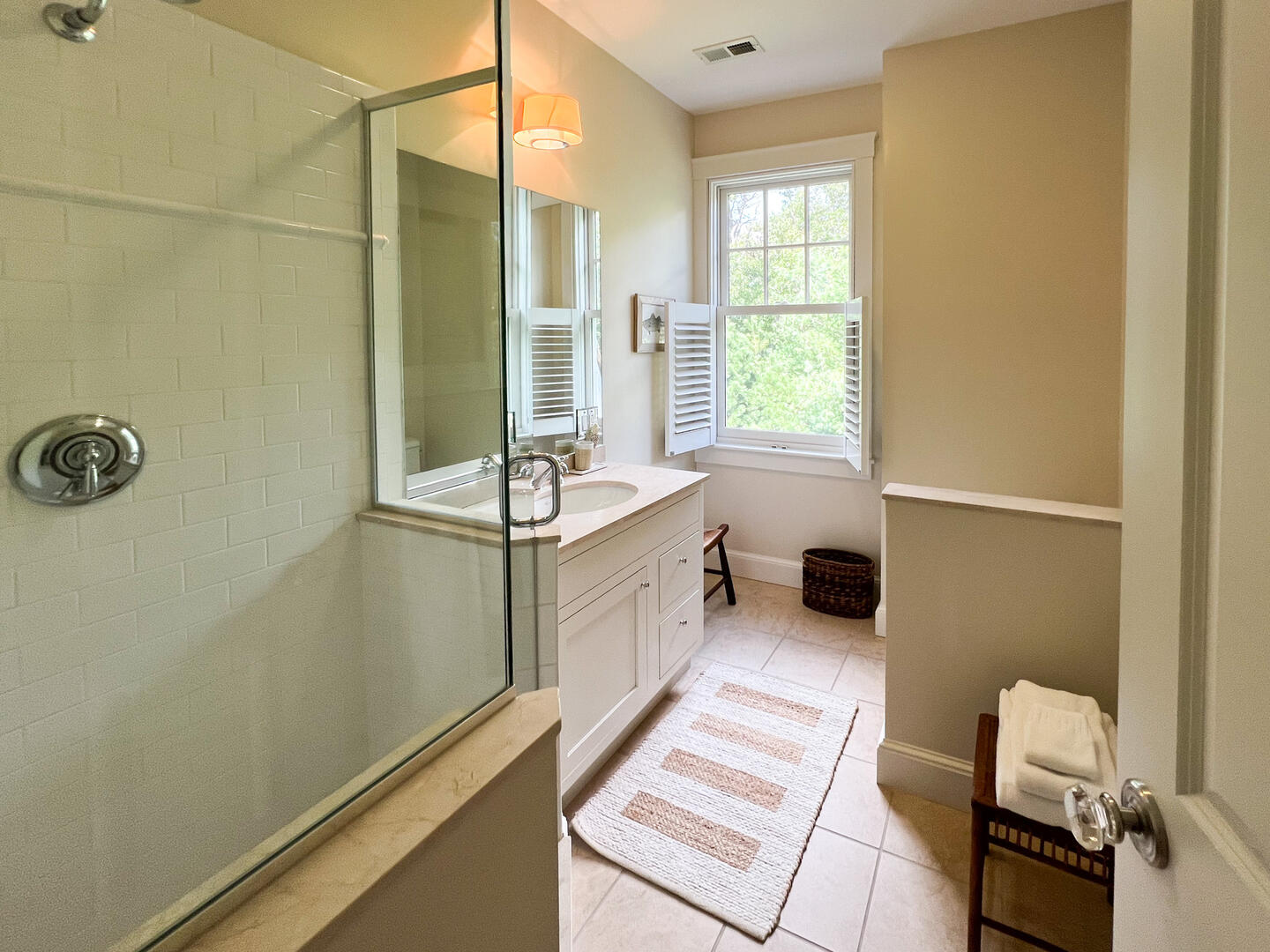 BR2 Queen En Suite with a Shower Stall, Second Floor
