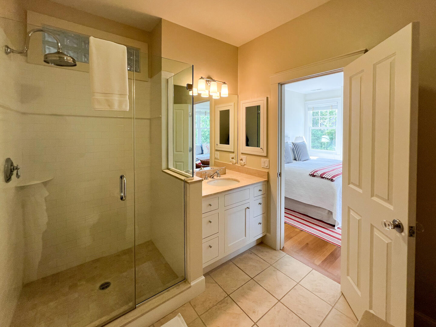 BR4 Double En Suite with a Shower Stall, Second Floor