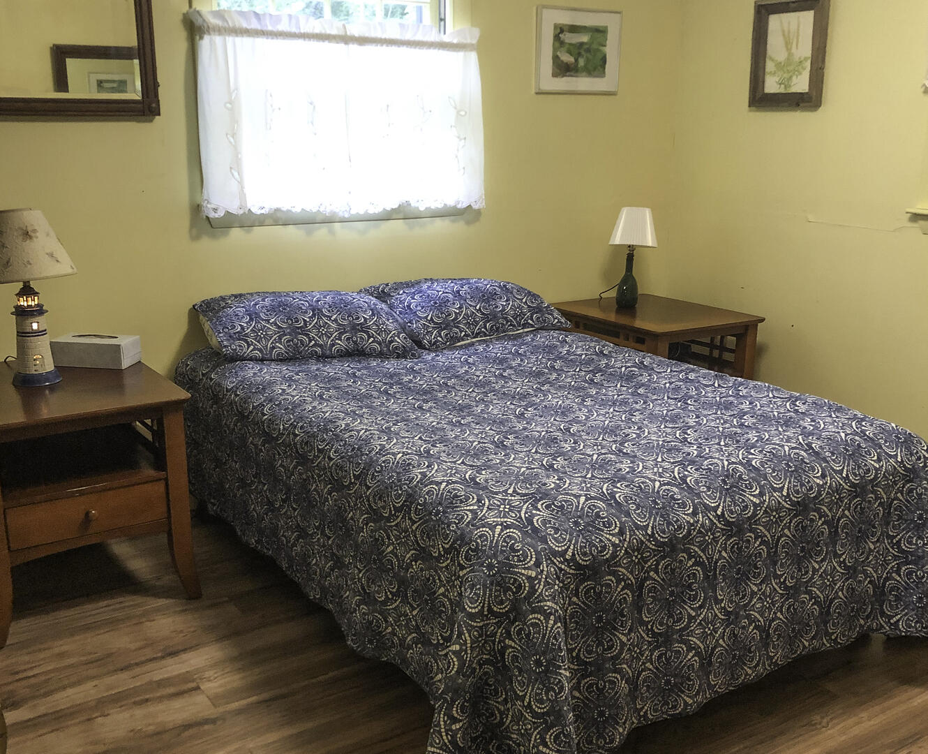 First-floor bedroom with a double bed