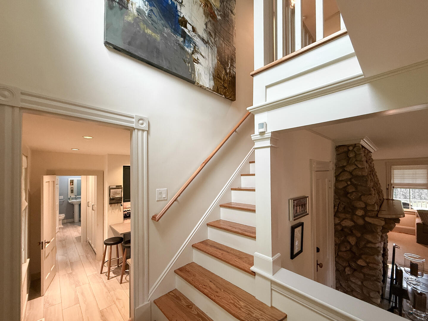 Staircase to the Second Floor