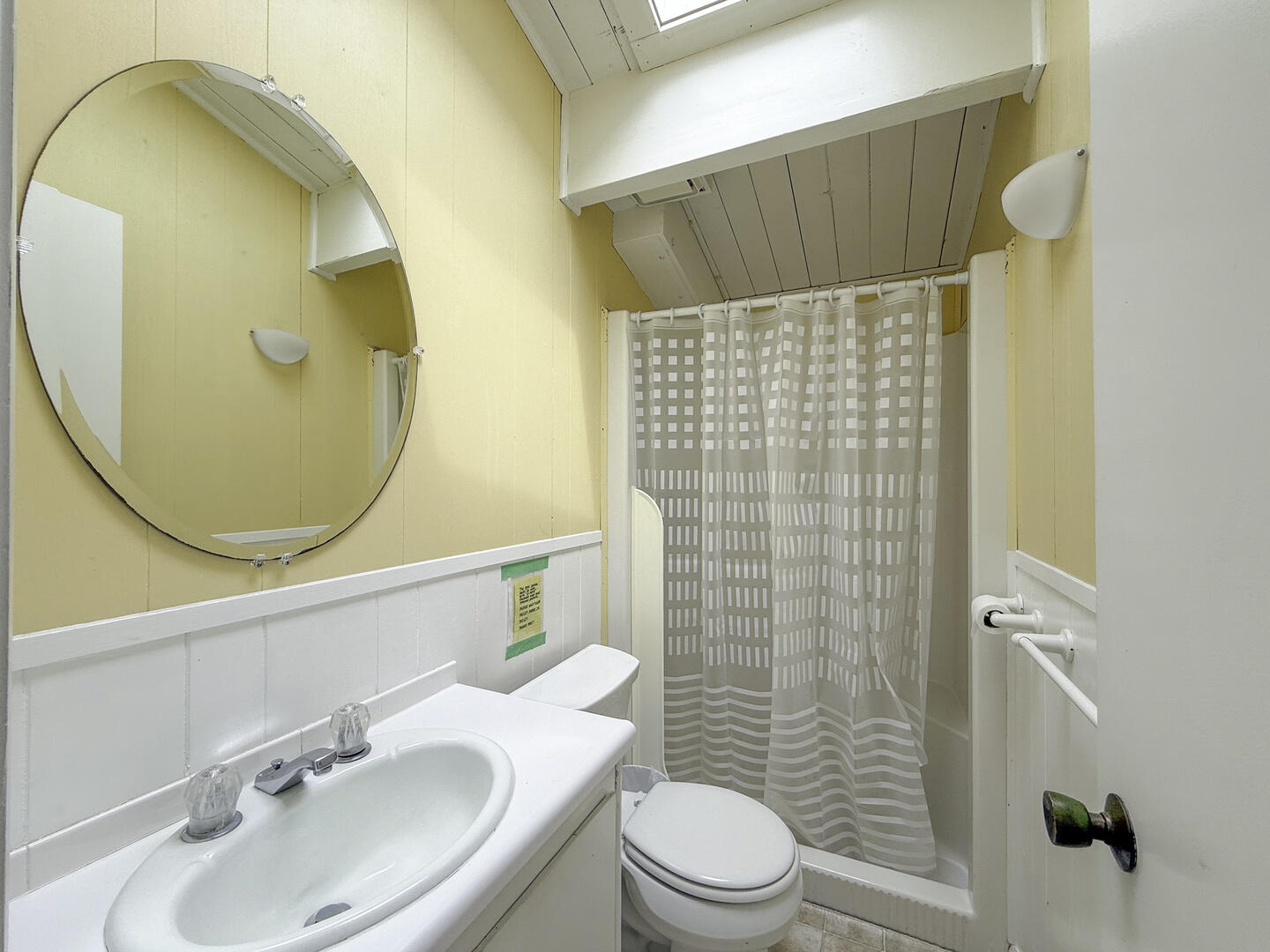 Hall Bath with Shower Stall, First Floor