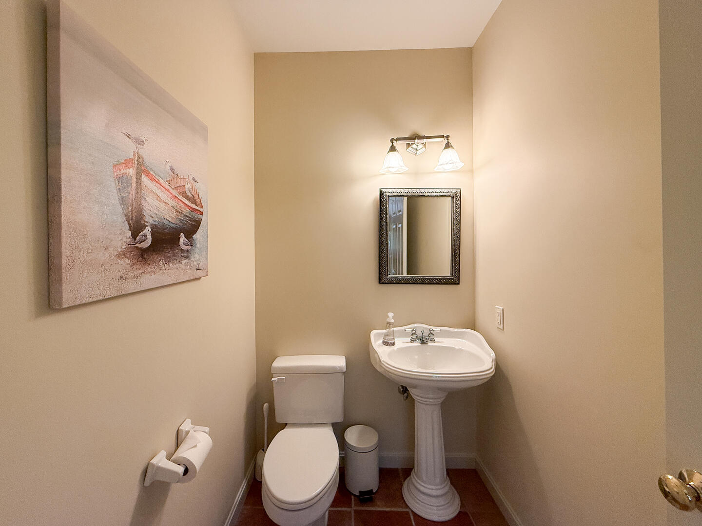 Powder Room, First Floor