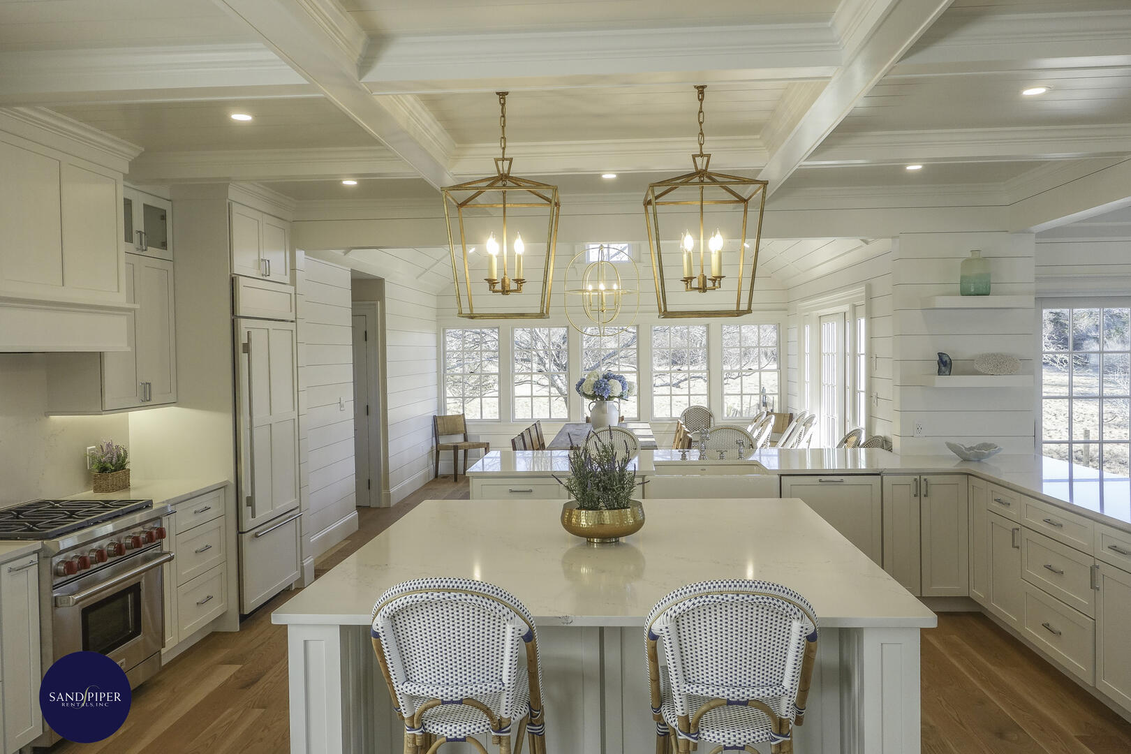 Gourmet Kitchen with Large Center Island