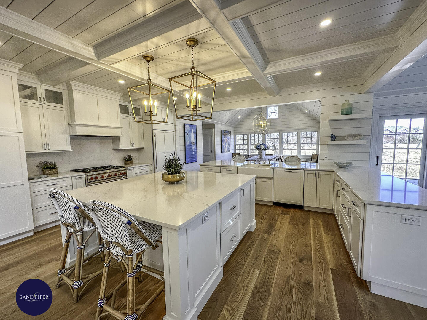Gourmet Kitchen with Large Center Island