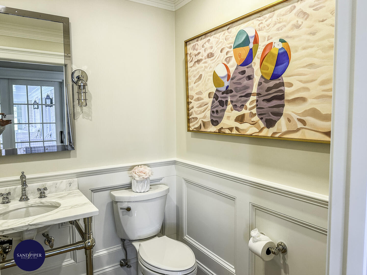 Powder Room, First Floor