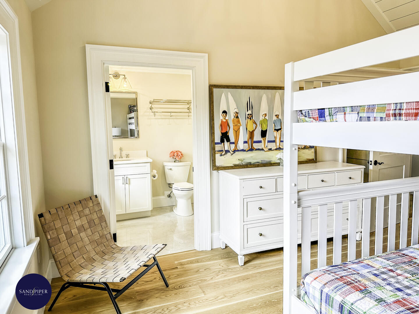 BD3, Queen Over Queen Bunk Beds, Ensuite Bath