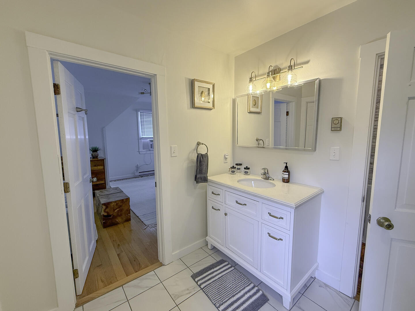Adjoining/Hall Bath with Shower Stall, Second Floor