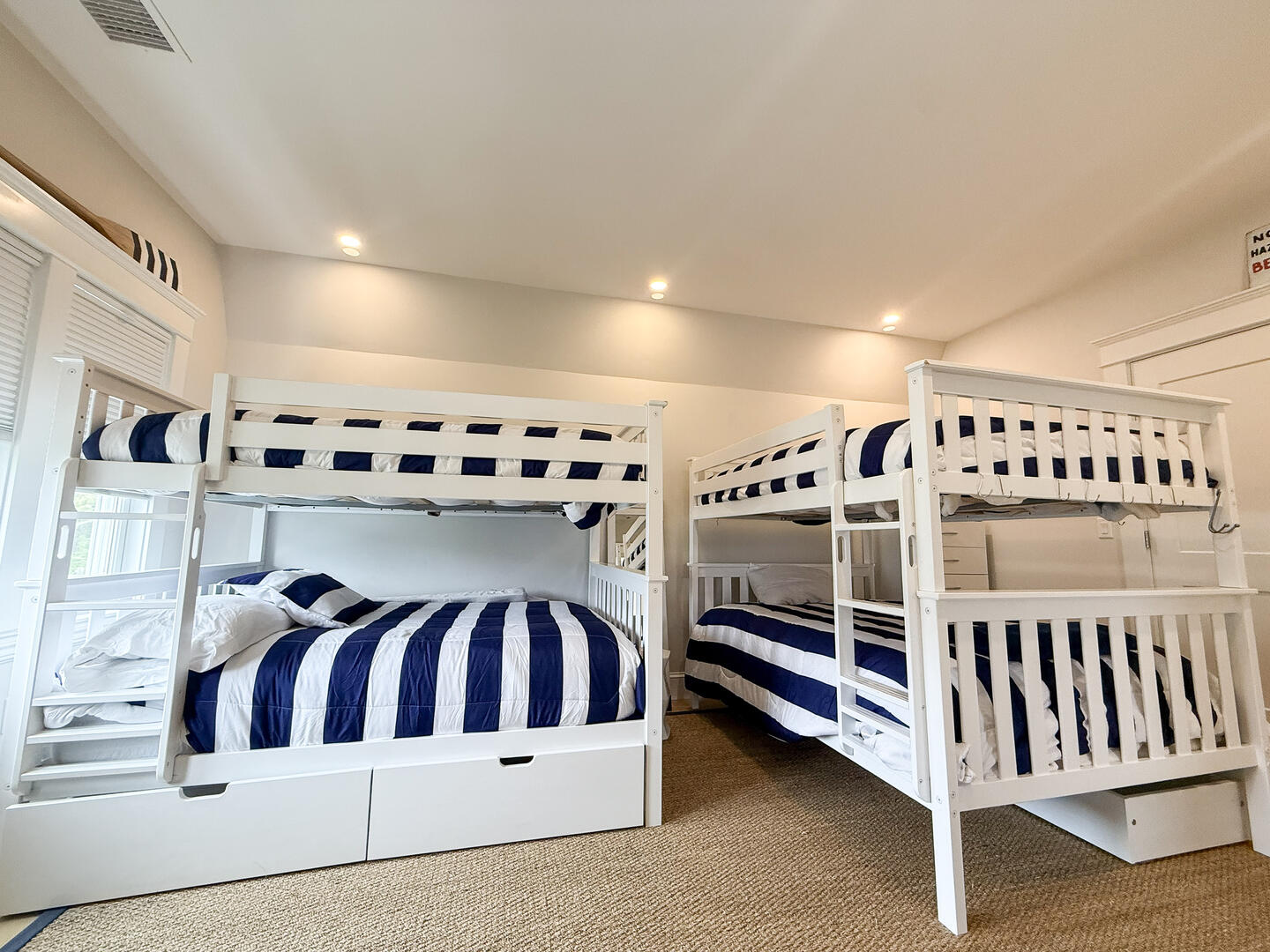 BR4 (2) Double Bunk Beds, with an Adjoining Bath, Second Floor